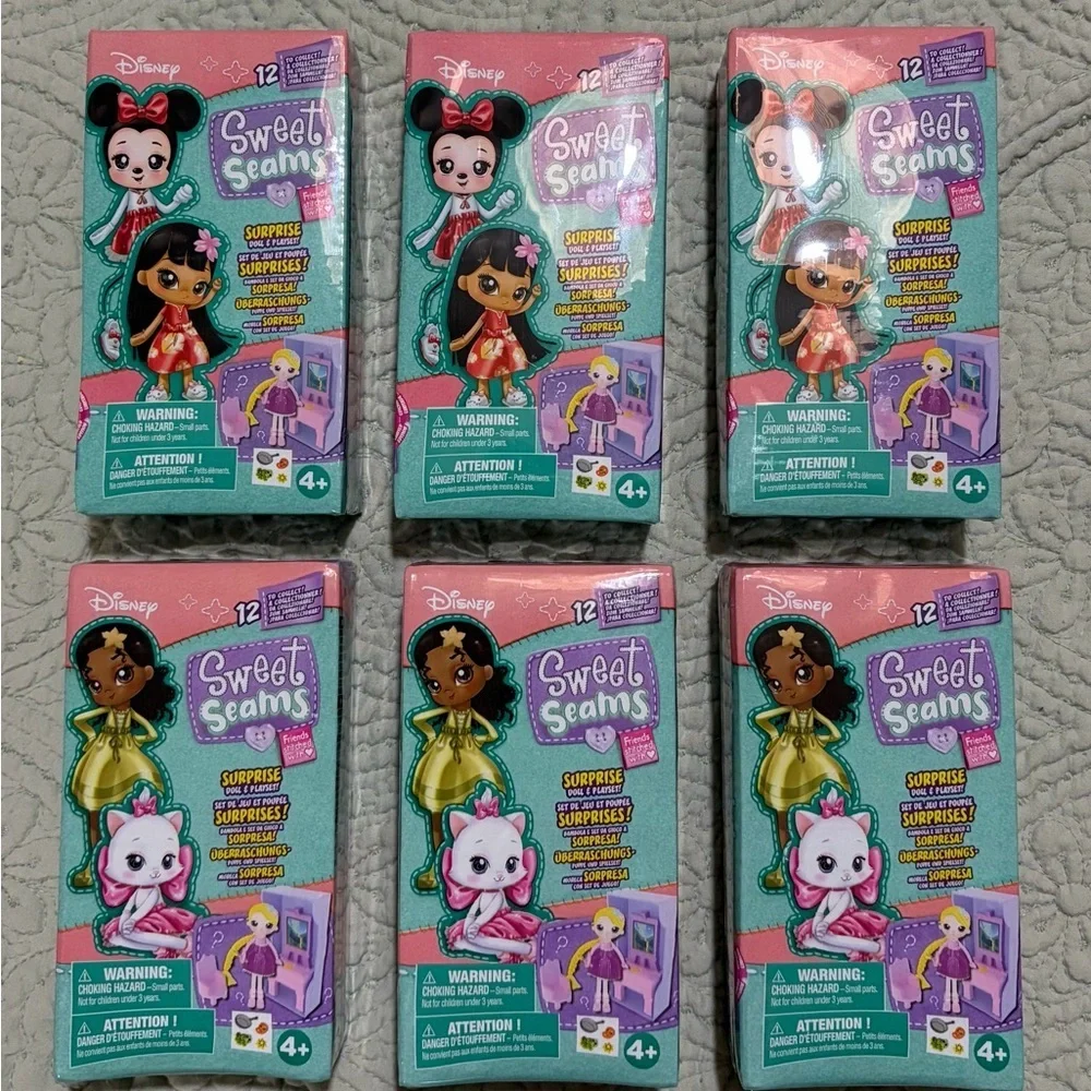Disney Sweet Seams Surprise Dolls Lot of 6 | New Sealed
